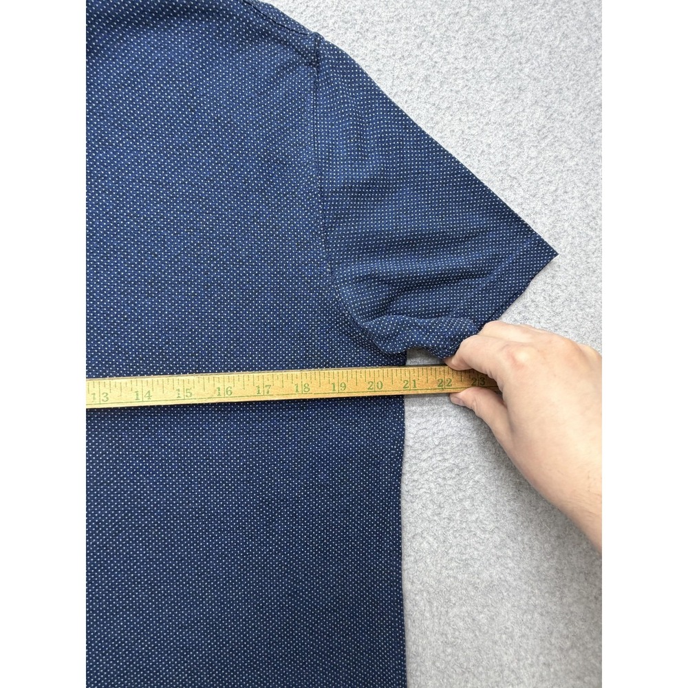 Rodd & Gunn Polo Shirt Mens XL Blue Sports Fit Geometric Knit Short Sleeve - Picture 6 of 9